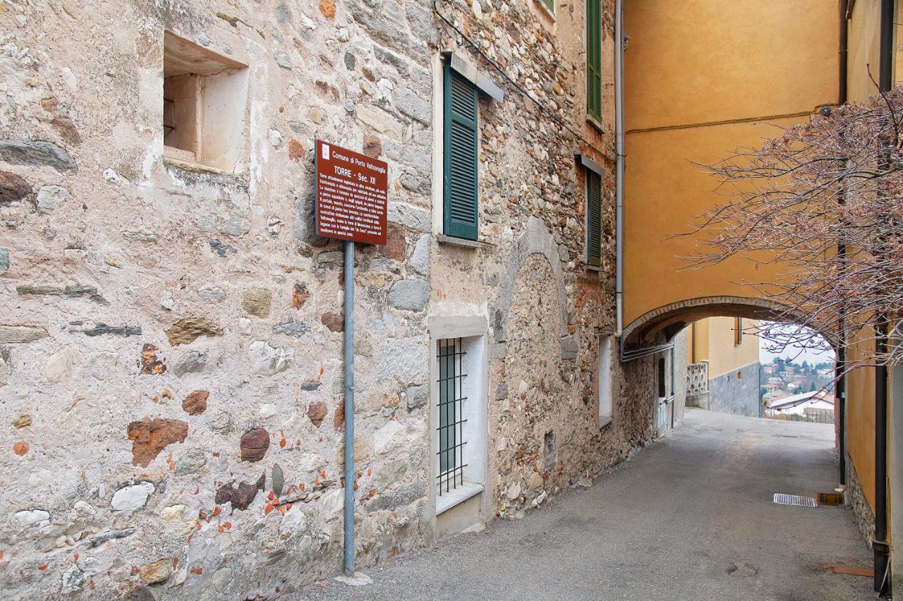 La Vecchia Torre Apartment Porto Valtravaglia Bagian luar foto
